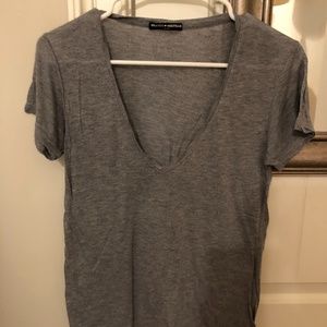 Brandy Melville Deep V Tee